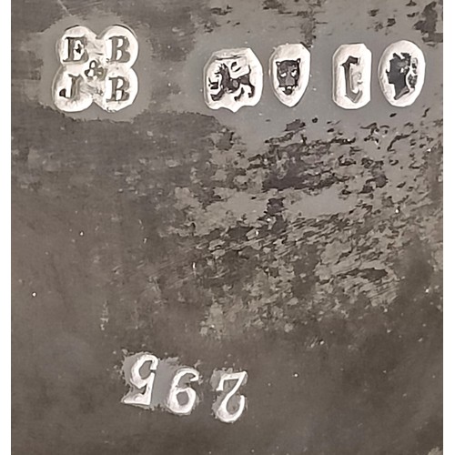 23 - A Victorian silver and cut glass eight piece cruet stand, London 1860, stand 28.5 ozt