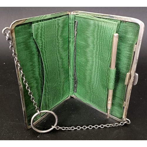 17 - A George V silver purse, 3.7 ozt all in Provenance:  Sold on behalf of Sturminster Newton Community ... 