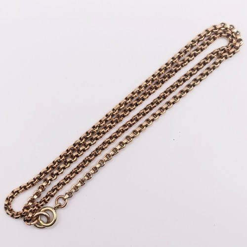 458 - a 9ct gold chain,47 cm, 13.4 g