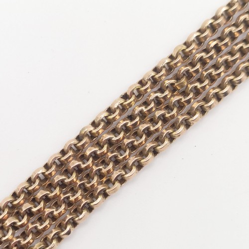 458 - a 9ct gold chain,47 cm, 13.4 g