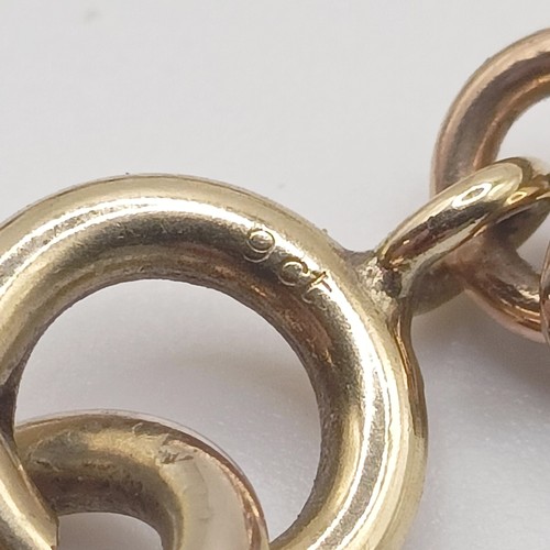 458 - a 9ct gold chain,47 cm, 13.4 g