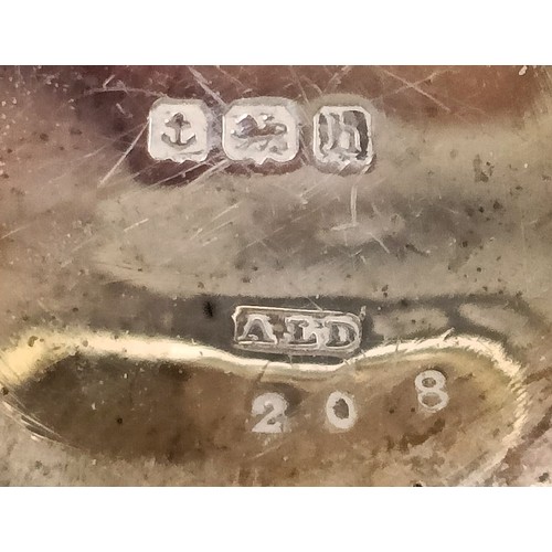 57 - Two silver sovereign holders and a silver vesta case (3)