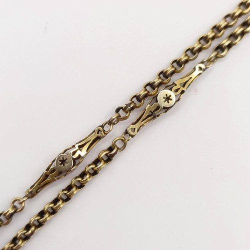 403 - A 9ct gold chain, 47 cm, 8.4 g