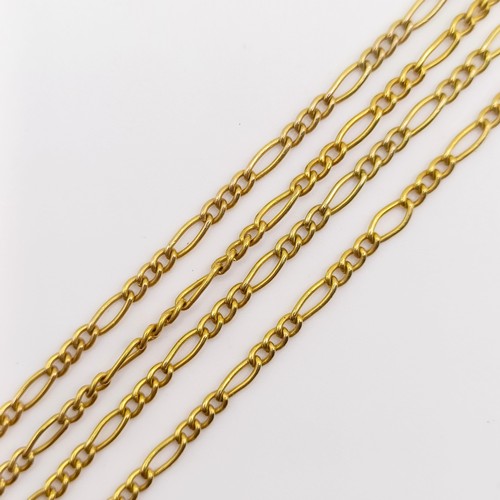 447 - A 9ct gold chain,52 cm, 5 g