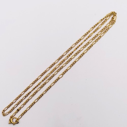 447 - A 9ct gold chain,52 cm, 5 g