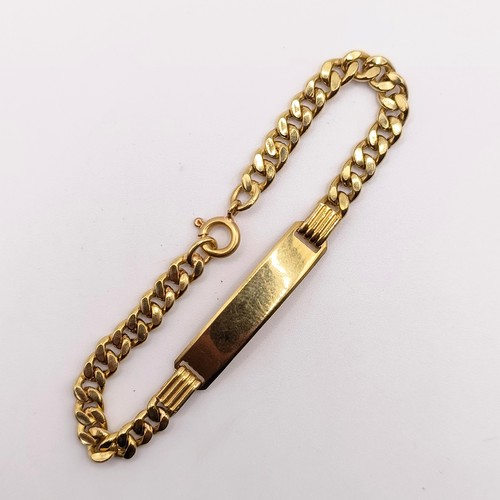 425 - A 9ct gold bracelet, 4.8 g