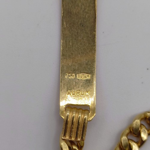 425 - A 9ct gold bracelet, 4.8 g