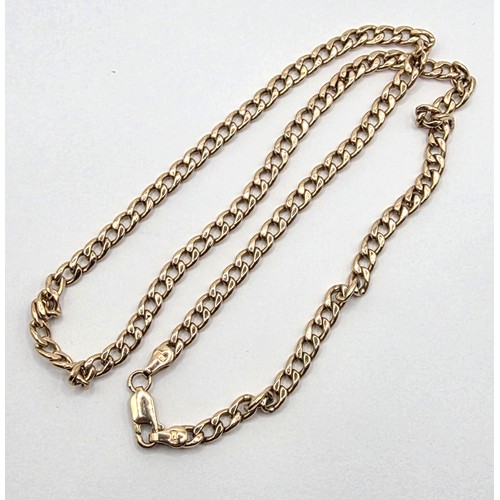 426 - A 9ct gold chain,47 cm 7.9 g