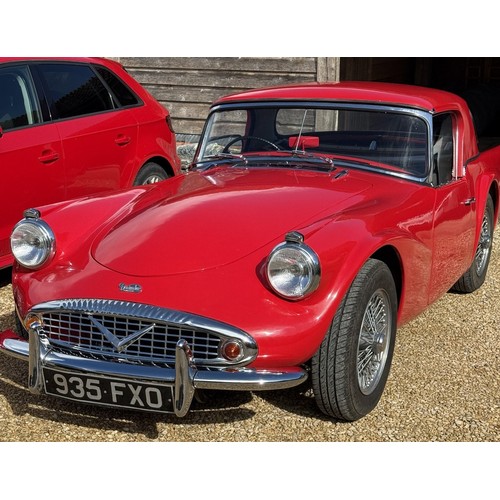 22 - 1963 Daimler Dart SP250Registration number 935 FXOChassis number 104066Engine number 97291Red with a... 