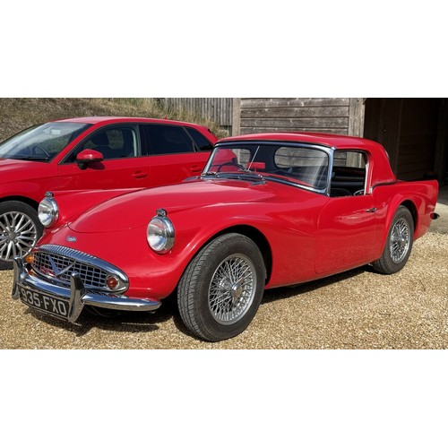 22 - 1963 Daimler Dart SP250Registration number 935 FXOChassis number 104066Engine number 97291Red with a... 