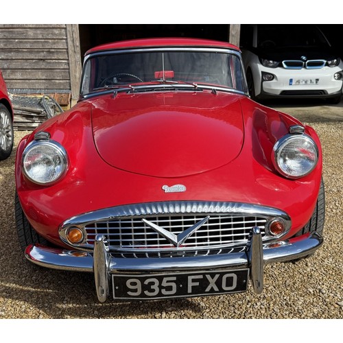 22 - 1963 Daimler Dart SP250Registration number 935 FXOChassis number 104066Engine number 97291Red with a... 