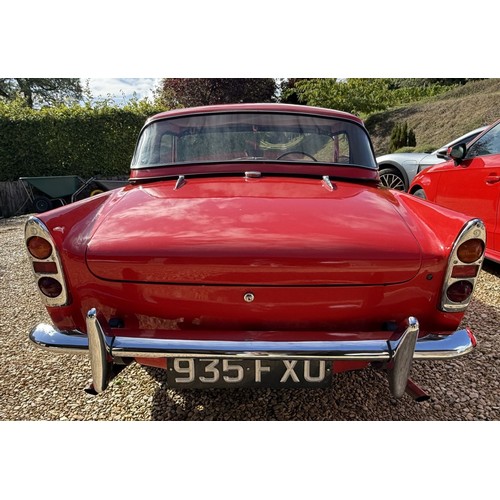 22 - 1963 Daimler Dart SP250Registration number 935 FXOChassis number 104066Engine number 97291Red with a... 