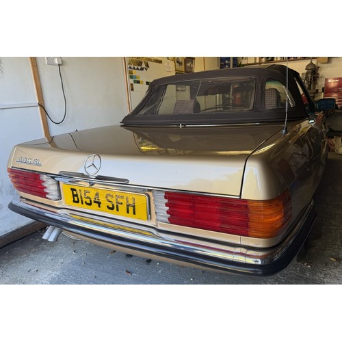 21 - 1984 Mercedes-Benz 280 SLRegistration number B154 SFHChassis number WDB1070422A008333Engine number 1... 
