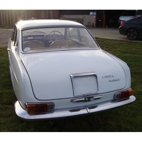 23 - 1964 Lancia Flavia Pininfarina CoupeRegistration number XJT 726BSaratoga white coloured coachwork wi... 