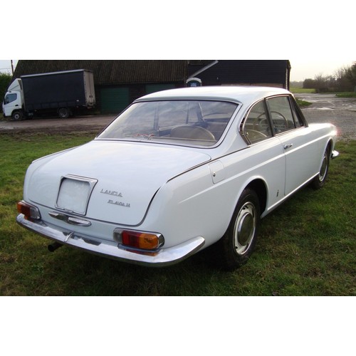 23 - 1964 Lancia Flavia Pininfarina CoupeRegistration number XJT 726BSaratoga white coloured coachwork wi... 