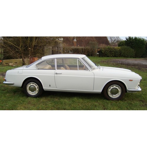 23 - 1964 Lancia Flavia Pininfarina CoupeRegistration number XJT 726BSaratoga white coloured coachwork wi... 