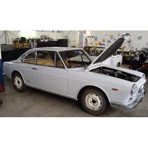 23 - 1964 Lancia Flavia Pininfarina CoupeRegistration number XJT 726BSaratoga white coloured coachwork wi... 