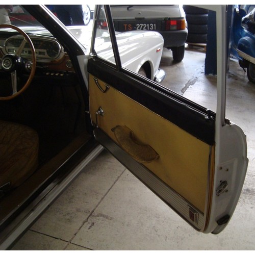 23 - 1964 Lancia Flavia Pininfarina CoupeRegistration number XJT 726BSaratoga white coloured coachwork wi... 