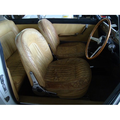 23 - 1964 Lancia Flavia Pininfarina CoupeRegistration number XJT 726BSaratoga white coloured coachwork wi... 
