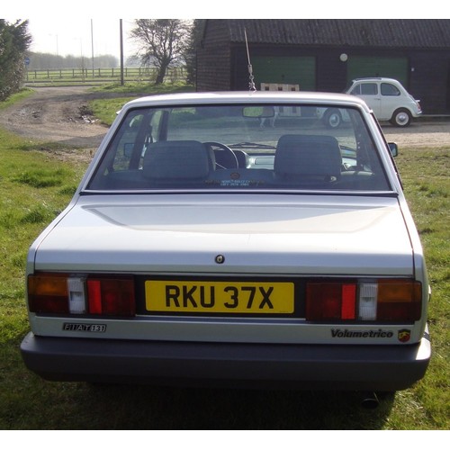 24 - 1981 Fiat 131 Supermirafiori 2000TC Abarth VolumetricoRegistration number RKU 37XOriginal metallic s... 
