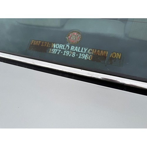 24 - 1981 Fiat 131 Supermirafiori 2000TC Abarth VolumetricoRegistration number RKU 37XOriginal metallic s... 