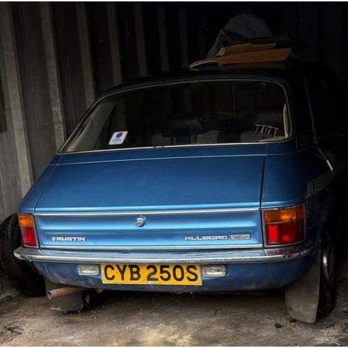 1 - 1978 Austin Allegro Special LEBeing sold without reserveRegistration number CYB 250SChassis number A... 