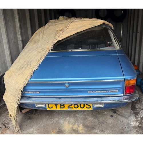 1 - 1978 Austin Allegro Special LEBeing sold without reserveRegistration number CYB 250SChassis number A... 