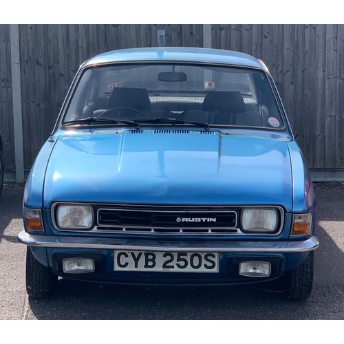 1 - 1978 Austin Allegro Special LEBeing sold without reserveRegistration number CYB 250SChassis number A... 