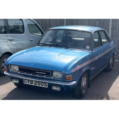 1 - 1978 Austin Allegro Special LEBeing sold without reserveRegistration number CYB 250SChassis number A... 