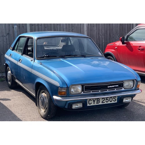 1 - 1978 Austin Allegro Special LEBeing sold without reserveRegistration number CYB 250SChassis number A... 