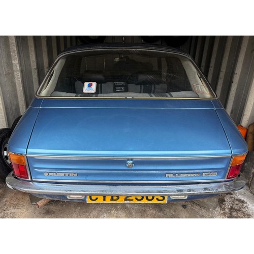 1 - 1978 Austin Allegro Special LEBeing sold without reserveRegistration number CYB 250SChassis number A... 