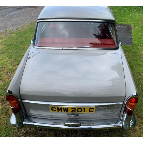 3 - 1965 Morris Oxford Series VI De Luxe SaloonBeing sold without reserveRegistration number CMW 201CCha... 