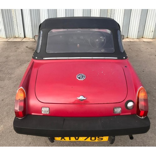 11 - 1978 MG MidgetBeing sold without reserveChassis number GAN6-208478GEngine number YB68336HERegistrati... 