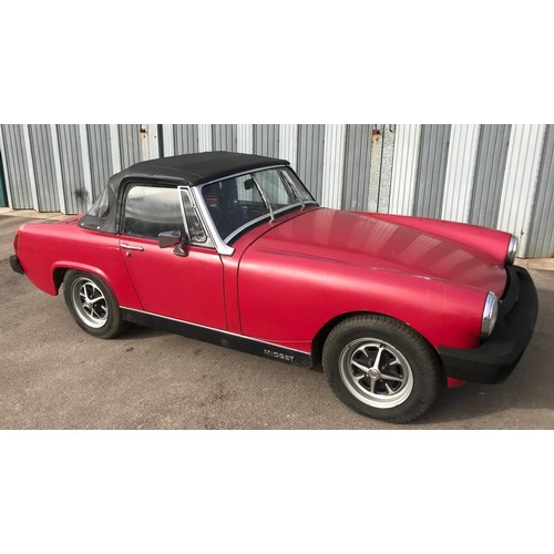 11 - 1978 MG MidgetBeing sold without reserveChassis number GAN6-208478GEngine number YB68336HERegistrati... 