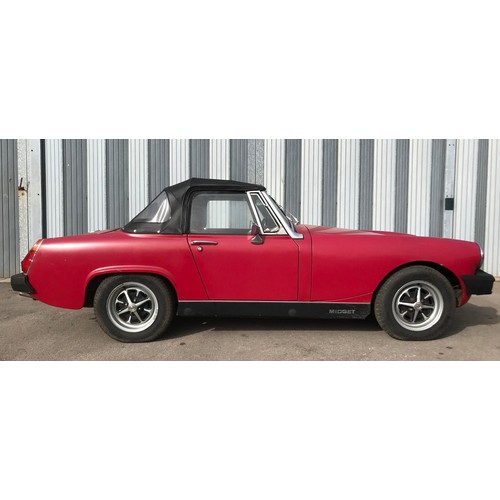 11 - 1978 MG MidgetBeing sold without reserveChassis number GAN6-208478GEngine number YB68336HERegistrati... 