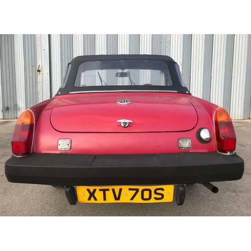 11 - 1978 MG MidgetBeing sold without reserveChassis number GAN6-208478GEngine number YB68336HERegistrati... 
