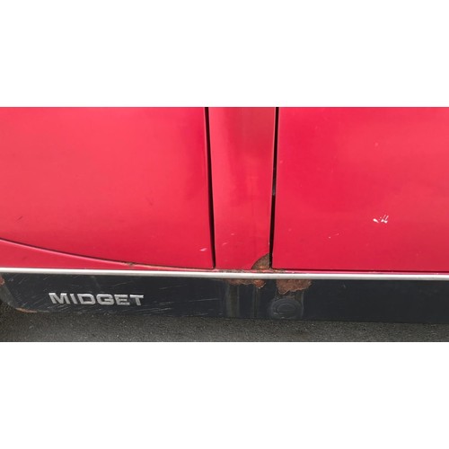 11 - 1978 MG MidgetBeing sold without reserveChassis number GAN6-208478GEngine number YB68336HERegistrati... 