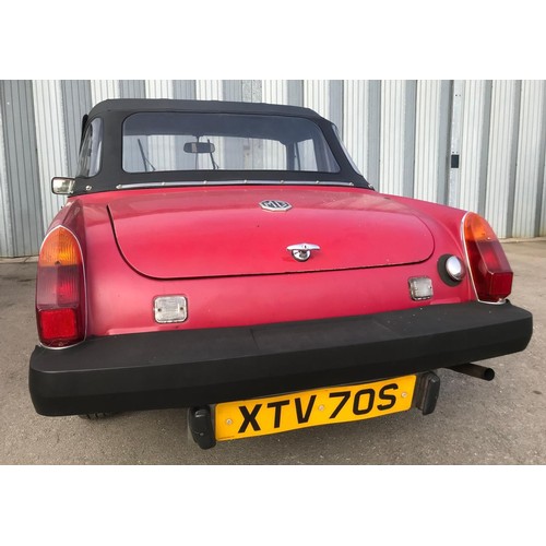 11 - 1978 MG MidgetBeing sold without reserveChassis number GAN6-208478GEngine number YB68336HERegistrati... 