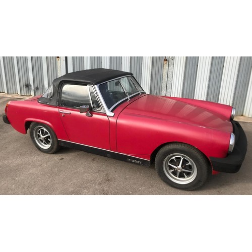 11 - 1978 MG MidgetBeing sold without reserveChassis number GAN6-208478GEngine number YB68336HERegistrati... 
