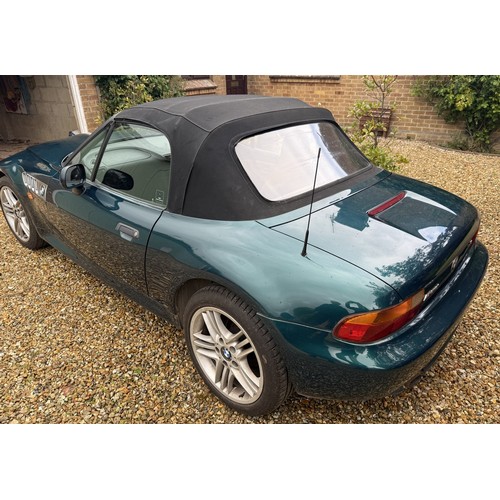 12 - 1997 BMW Z3 RoadsterChassis number WBACH72030LD82518Engine number 06989753Registration number R427 H... 