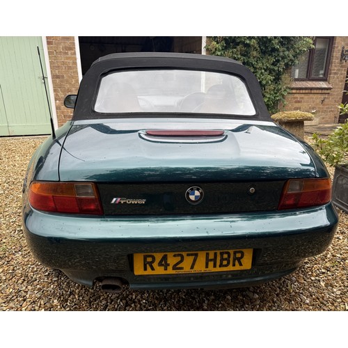 12 - 1997 BMW Z3 RoadsterChassis number WBACH72030LD82518Engine number 06989753Registration number R427 H... 