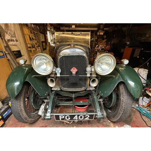 14 - 1929 Lagonda 2 litre TourerBest bid to be submittedRegistration number PG 402Chassis numberEngine nu... 