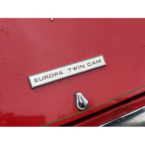 26 - 1972 Lotus EuropaChassis number 10948Engine number 725352Registration number XXC 788KRedOwned since ... 