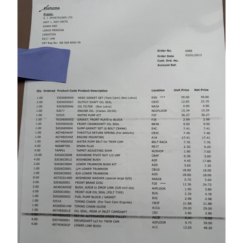 26 - 1972 Lotus EuropaChassis number 10948Engine number 725352Registration number XXC 788KRedOwned since ... 