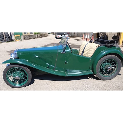 29 - 1936 MG TA**Reduced estimate**Registration number AGA 384Chassis number 592Engine number D4493Green ... 