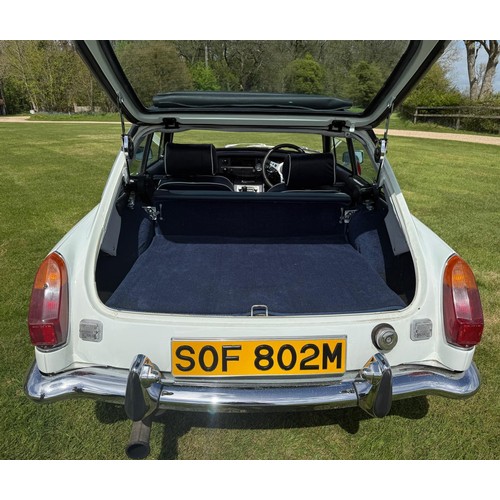 31 - 1974 MG B GT V8Registration number SOF 802MChassis number GD2D11527GEngine number 1614Glacier white ... 