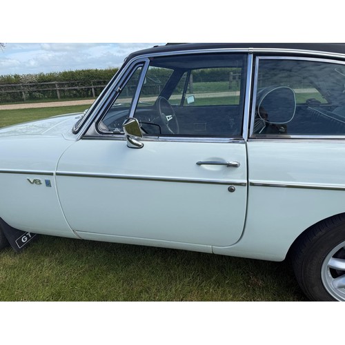 31 - 1974 MG B GT V8Registration number SOF 802MChassis number GD2D11527GEngine number 1614Glacier white ... 