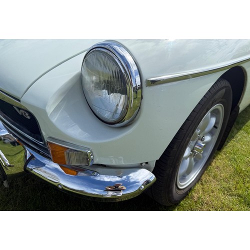 31 - 1974 MG B GT V8Registration number SOF 802MChassis number GD2D11527GEngine number 1614Glacier white ... 