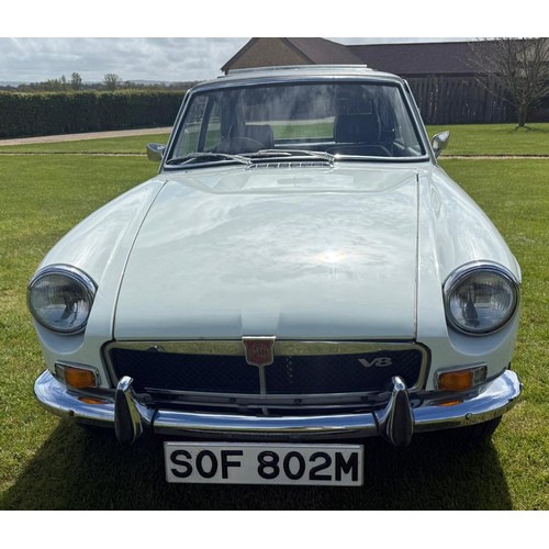 31 - 1974 MG B GT V8Registration number SOF 802MChassis number GD2D11527GEngine number 1614Glacier white ... 