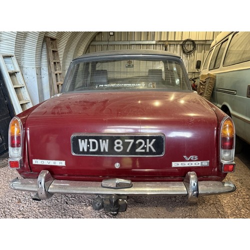 35 - 1971 Rover 3500SRegistration number WDW 872KChassis number 45110735Engine number 45100897Red with a ... 